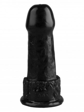 Реалистичный анальный стимулятор  с ярко-выраженной головкой