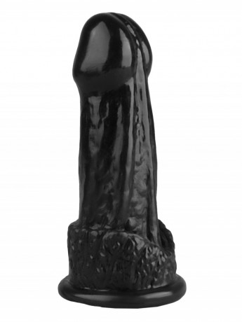 Реалистичный анальный стимулятор  с ярко-выраженной головкой