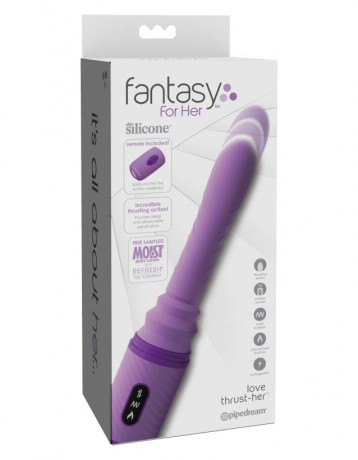 Автоматический вибратор с поступательными движениями Love Thrust-Her