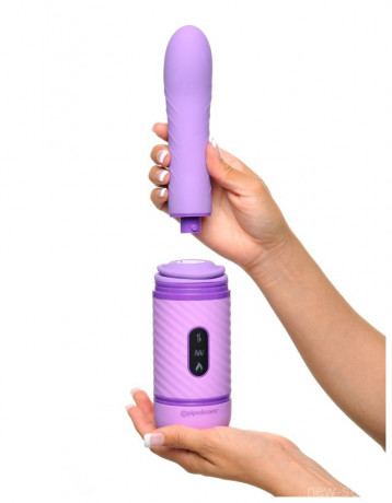 Автоматический вибратор с поступательными движениями Love Thrust-Her