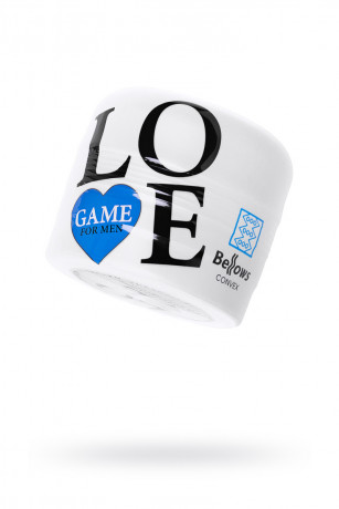 Нереалистичный мастурбатор с зигзагами и ребрами Lovegame High pressure convex