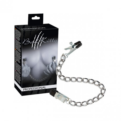 Массивные зажимы на соски на цепи Kette mit Klemmen