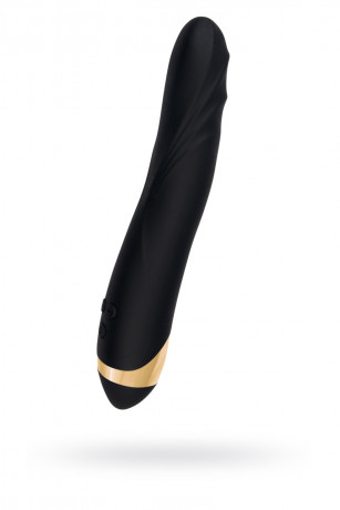 Стильный черный вибратор для глубокого вагинального массажа WANAME D-SPLASH