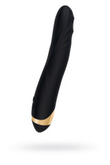 Стильный черный вибратор для глубокого вагинального массажа WANAME D-SPLASH