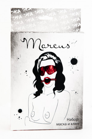 Маска и кляп из изящного кружева для эротических игр Marcus
