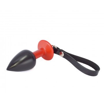 Втулка анальная с ремешком