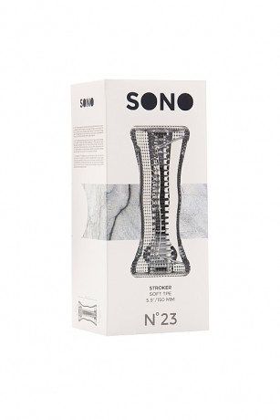 Мастурбатор открытого типа с ребристым внутренним рельефом 23 Stroker