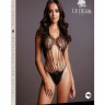 Кружевное боди с бретелькой через шею Strappy Lace Teddy