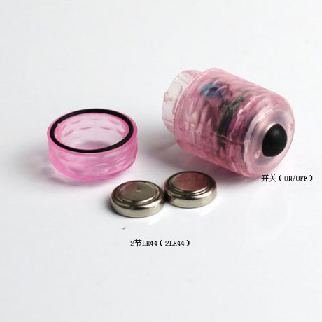 Ажурная вибронасадка на пенис с клиторальным кроликом Pink Heart