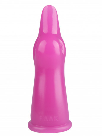 Анальный стимулятор с рельефом в виде головы птицы