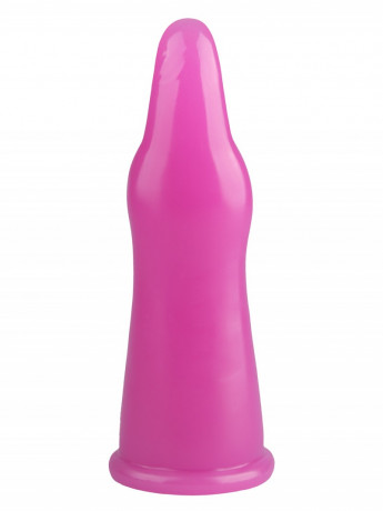 Анальный стимулятор с рельефом в виде головы птицы