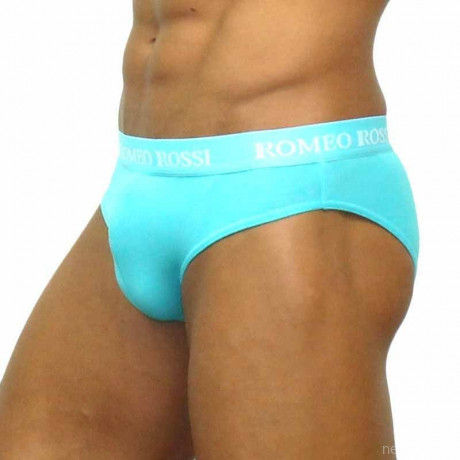 Ярко-голубые мужские брифы
