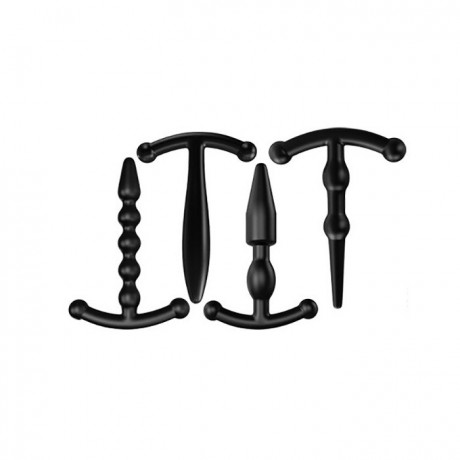 Набор уретральных стимуляторов из медицинского силикона 4 шт