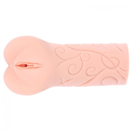 Крупный мастурбатор вагина с рельефной точкой G Tattoo