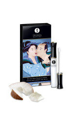 Возбуждающий блеск для губ для оральных ласк аромат кокоса Shunga