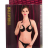 БДСМ бикини черного цвета с цепочками TOYFA Theatre