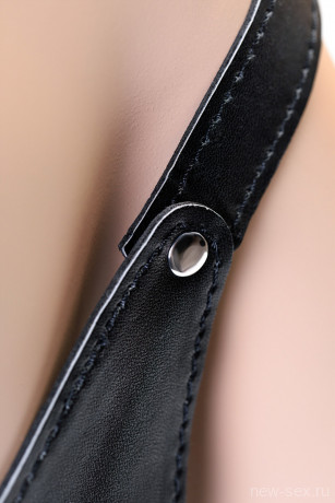 БДСМ бикини черного цвета с цепочками TOYFA Theatre