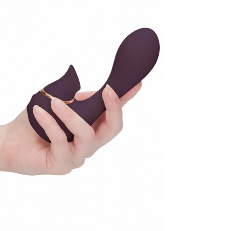 Массажер для клитора с вибрацией и вакуумно-волновыми импульсами Irresistible Mythical