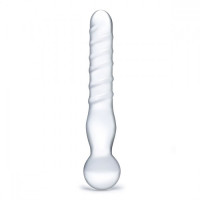 Прямой жезл с основанием-шаром из прозрачного стекла JOYSTICK