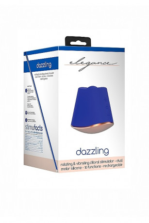 Клиторальный стимулятор с уникальной функцией поворота Rotating Vibrating Clitoral Stimulator Dazzling