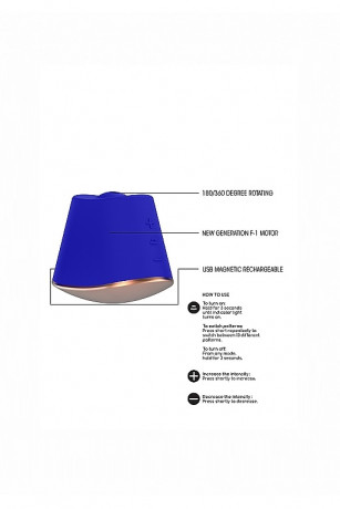 Клиторальный стимулятор с уникальной функцией поворота Rotating Vibrating Clitoral Stimulator Dazzling