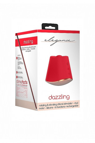 Клиторальный стимулятор с уникальной функцией поворота Rotating Vibrating Clitoral Stimulator Dazzling