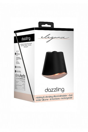 Клиторальный стимулятор с уникальной функцией поворота Rotating Vibrating Clitoral Stimulator Dazzling