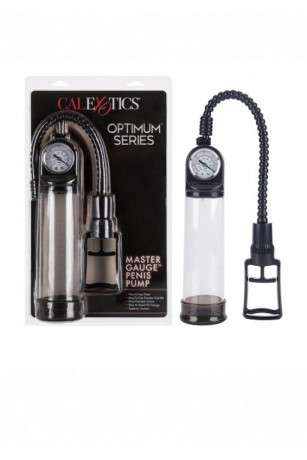 Ручная вакуумная помпа для мужчин с манометром Master Gauge Penis Pump