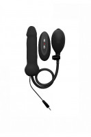 Фаллоимитатор с регулируемой накачкой воздуха и 10 режимами вибрации Inflatable Vibrating Silicone Dong