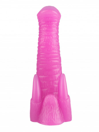 Рельефная анальная втулка из эластомера с рельефом в виде хобота