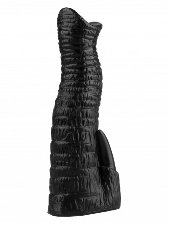 Рельефная анальная втулка из эластомера с рельефом в виде хобота