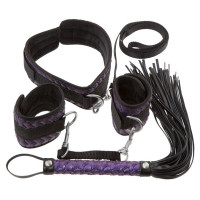 Фиолетовый набор для интимных игр Bondage Set