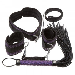 Фиолетовый набор для интимных игр Bondage Set
