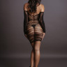 Эротическое мини платье с длинными рукавами и открытыми плечами Long Sleeved Mini Dress