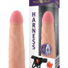 Комплект HARNESS-69 трусики с насадкой из киберкожи