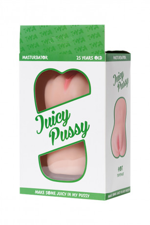 Реалистичный мастурбатор с двумя дырочками Juicy Pussy Hot