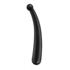Изогнутый анальный вибростимулятор из мягкого силикона Vibrating Curve