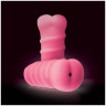 Рельефный мастурбатор-анус из ультрамягкого силикона светящийся в темноте Firefly Dat ASS
