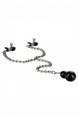 Регулируемые двухуровневые зажимы на соски в виде прищепок и с утяжелителем Weighted Dual Tier Nipple Clamps