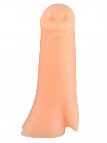 Эластичный анальный стимулятор из эластомера в виде копыта