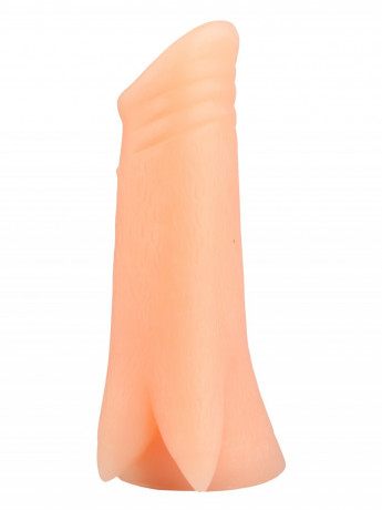 Эластичный анальный стимулятор из эластомера в виде копыта