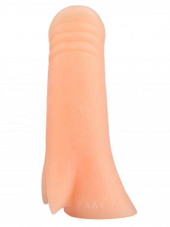 Эластичный анальный стимулятор из эластомера в виде копыта