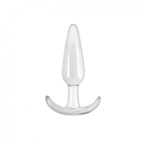 Прозрачная анальная пробка Jelly Rancher