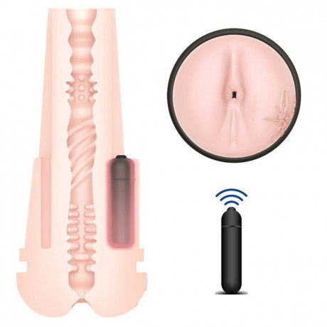 Телесный реалистичный мастурбатор попка с вибрацией PORNSTAR JADA STEVENS