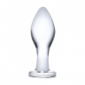 Элегантная анальная пробка из стекла Classic Glass Butt Plug