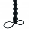 Насадка на пенис из звеньев для двойного проникновения Silicone Beaded Double Rider