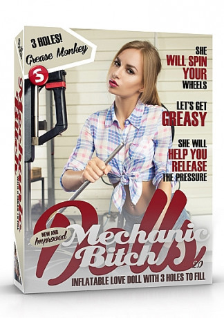 Горячая кукла блондинка Mechanic Bitch