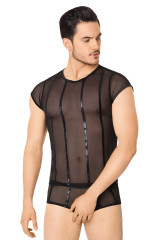 Мужской костюм-сетка с полосками SoftLine Collection