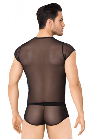 Мужской костюм-сетка с полосками SoftLine Collection