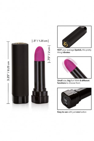 Миниатюрный вибромассажер в виде помады Hide Play